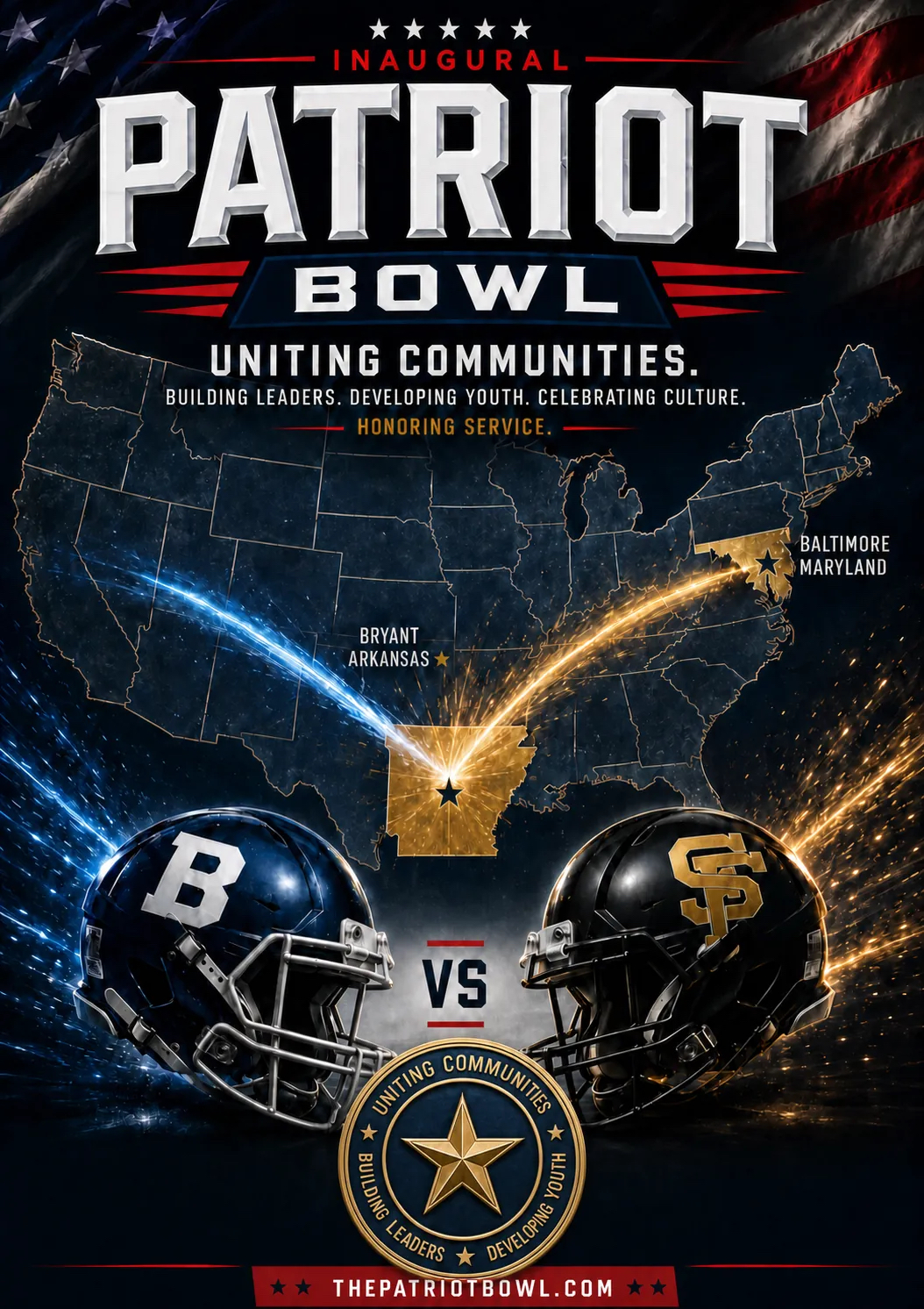 Inaugural Patriot Bowl - Bryant, Arkansas vs Baltimore, Maryland